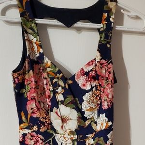 Women's dress with floral design